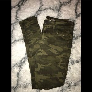 AE Camo Mid Rise Jegging